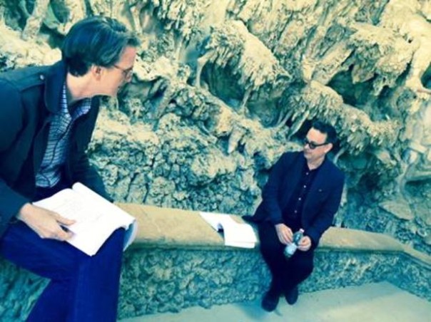 Boboli, l'attore Tom Hanks (a destra): è in città per girare "Inferno" di Ron Howard