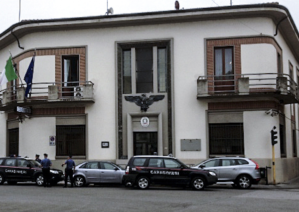 La caserma dei Carabinieri a Borgo san Lorenzo