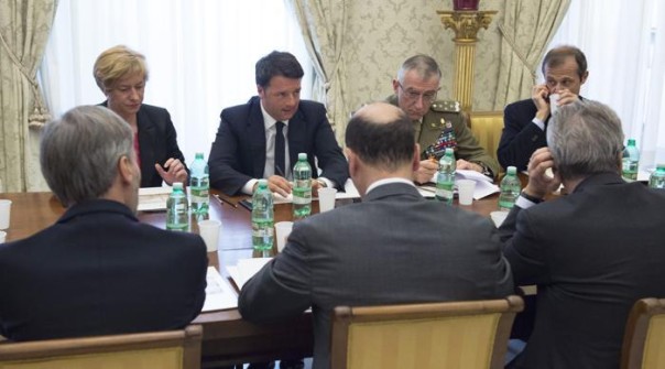 La riunione di Renzi con i Ministri