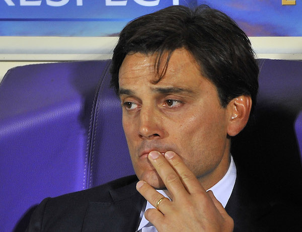 L'allenatore della Fiorentina, Vincenzo Montella (Foto Giacomo Morini)