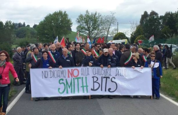 Saline di Volterra, chiude l'azienda Smith, 193 lavoratori in mobilità (foto Facebook Comune di Volterra)