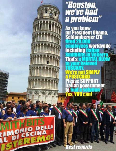 Smith a rischio chiusura, la cartolina allegata al tweet dei sindaci a Obama