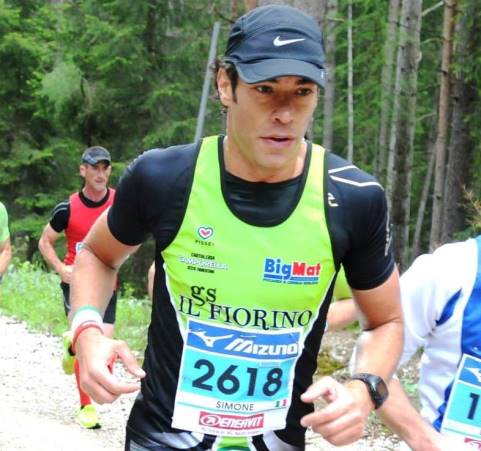 Simone Scalella, fiorentino, partecipa alla Ironman Austria 2015 (foto da suo profilo Facebook)