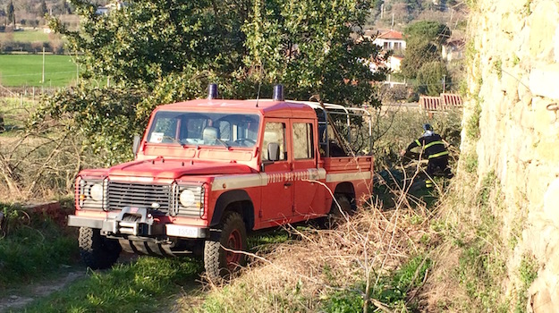 I Vigili del Fuoco, Carabinieri, Forestale e volontari sono stati impegnati nelle ricerche