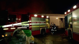 I Vigili del Fuoco al lavoro per tutta la notte