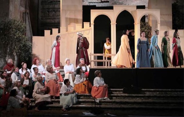 Montepulciano, la messa in scena del tradizionale Bruscello