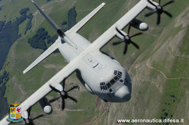 Aeronautica Un C130J della 46ª Brigata Aerea di Pisa