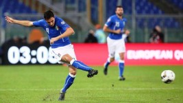 Italia-Norvegia, Matteo Darmian in azione