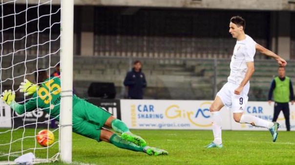 Verona-Fiorentina, il gol di Kalinic
