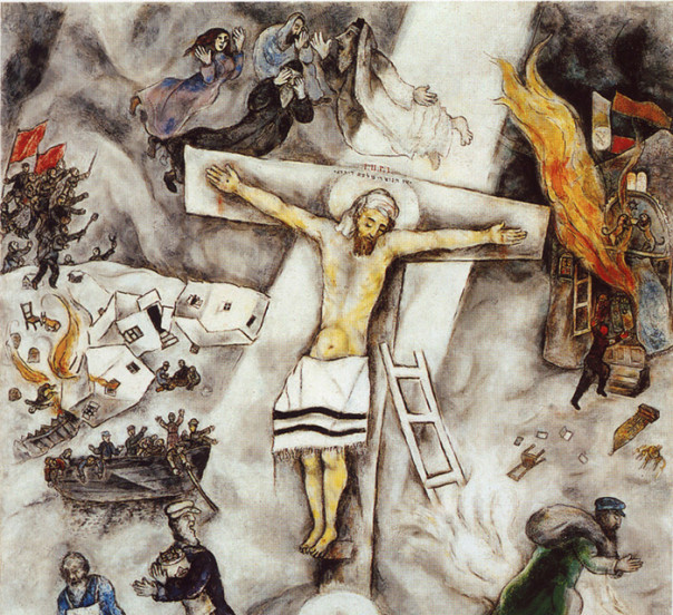 Crocifissione bianca, di Marc Chagall