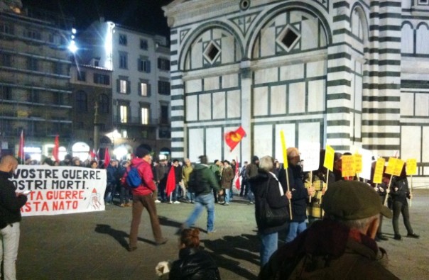 Firenze, manifestazione contro il vertice Nato