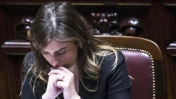 Maria Elena Boschi alla Camera dei Deputati