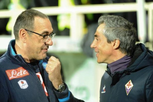 Fiorentina-Napoli, Maurizio Sarri e Paulo Sousa
