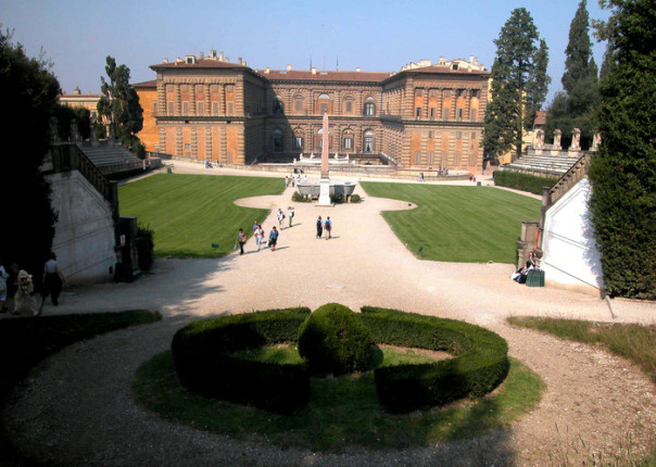 roma 7/10/2002 Firenze veduta di Palazzo Pitti . capodanno