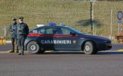 Una pattuglia dei carabinieri