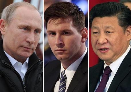 COMBO PUTIN MESSI XI JINPING