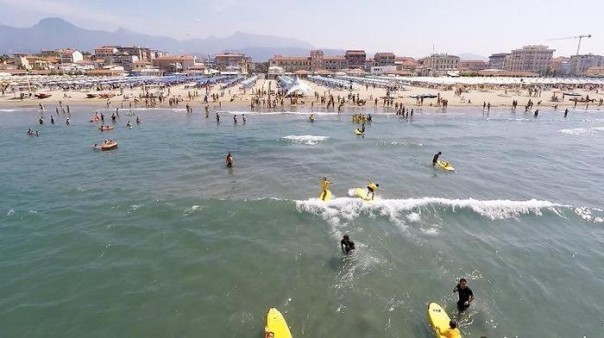 Viareggio, la spiaggia