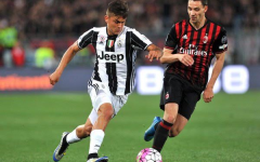 Dybala in azione nella finale di Coppa Italia, Juventus-Milan, vinta dai bianconeri (1-0) ai supplementari