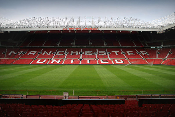 L'Old Trafford, mitico stadio del Manchester United