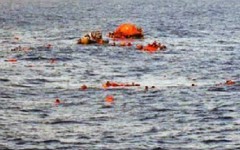 Un naufragio: immagine frequente in questo periodo nel Mediterraneo