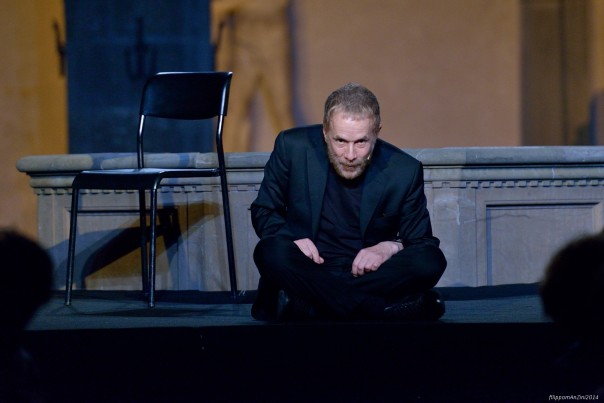 Gabriele Lavia al Bargello nel 2014 (foto Filippo Manzini)