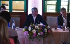 Gherardo Guidi alla conferenza stampa