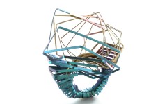 KOMIYA Takako anello titanio ottone