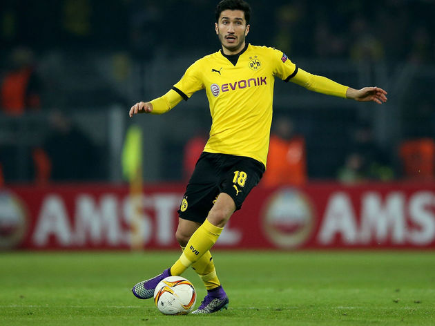 Sahin con la maglia del Borussia Dortmund