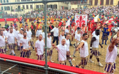 I Bianchi di Santo Spirito, che vincono e guadagnano la finale del 24 giugno