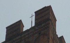 Fulmine basilica San Domenico a Siena