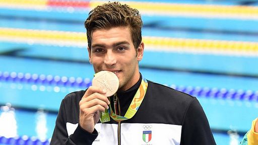 Rio de Janeiro, 06 agosto 2016 XXXI Olimpiadi Rio 2016. 400m Stile Libero Gabriele Detti conquista la medaglia di bronzo. E' la seconda medaglia dell'Italia a questi giochi. Foto di Simone Ferraro / GMT