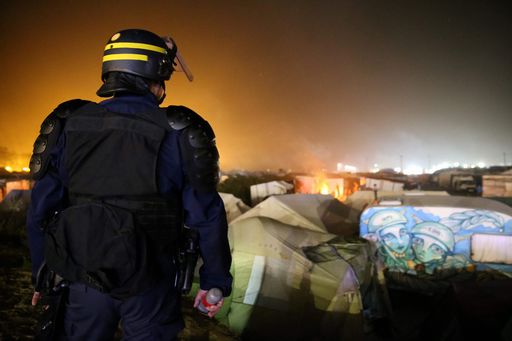 FRANCE-EUROPE-MIGRANTS-BRITAIN-CALAIS-DEMOLITION