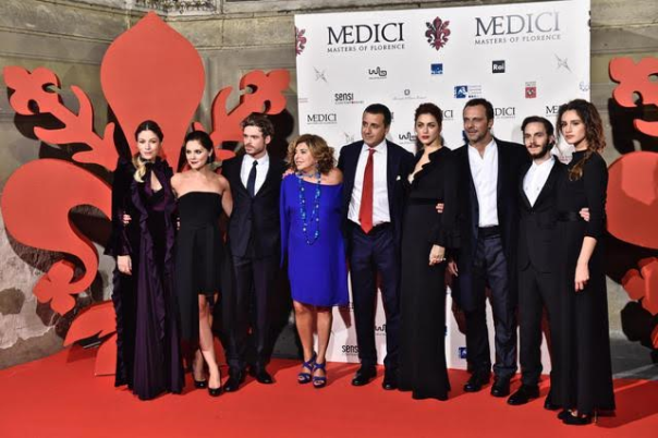 Il cast di attori protagonisti de I Medici