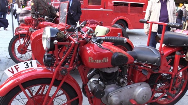 Mezzi d'epoca dei vigili del fuoco