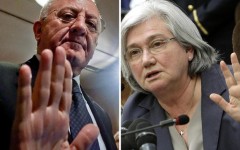 De Luca e Rosy Bindi