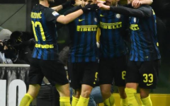 L'esultanza degli interisti dopo la grande paura