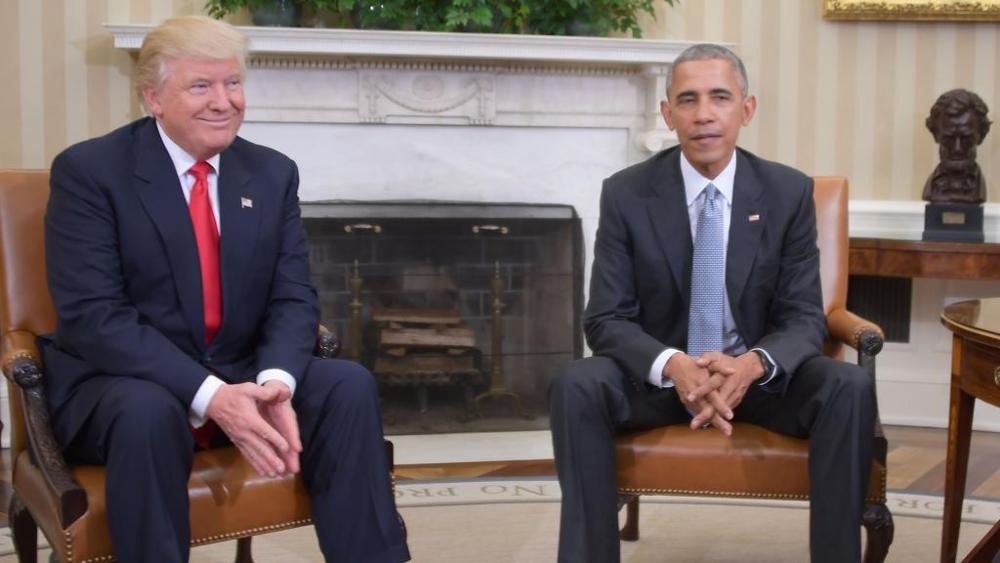 Il primo faccia a faccia fra Trump e Obama