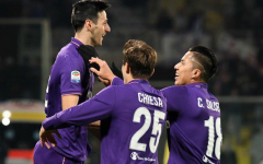 Kalinic festeggiato dopo la doppietta
