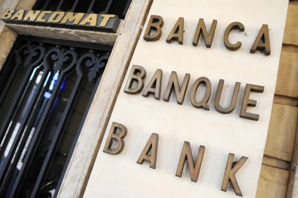 Foto Stock - Banche