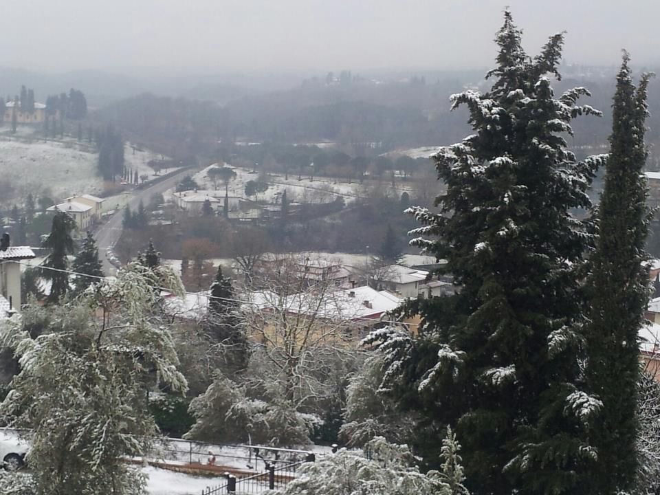 Neve sulle colline di Firenze (Foto Riccardo Maremmi)