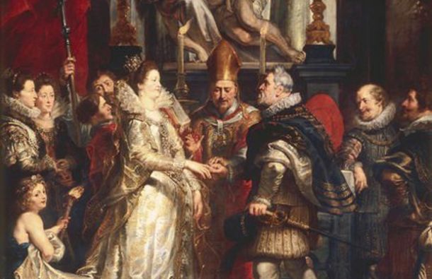 Matrimonio di Maria de' Medici con Enrico IV