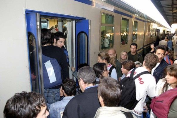 Disagi sui treni dei pendolari