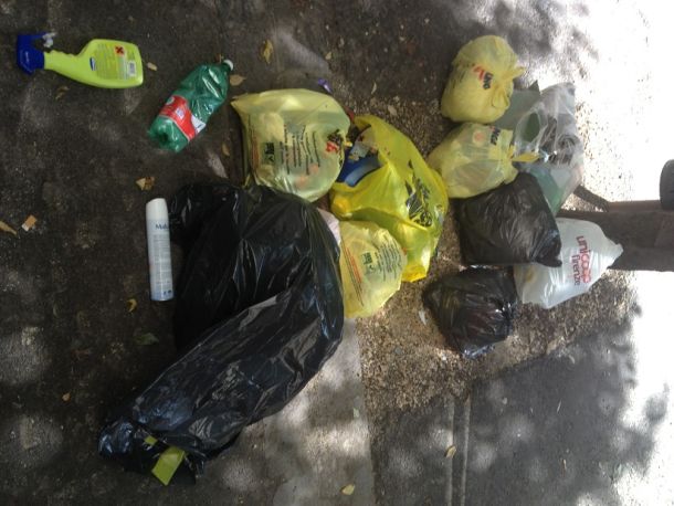 Spazzatura sui viali