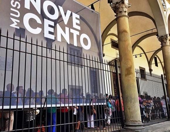 San Giovanni, lunga coda al Museo del Novecento nel primo giorno di apertura gratuita a San Giovanni (foto da Twitter)