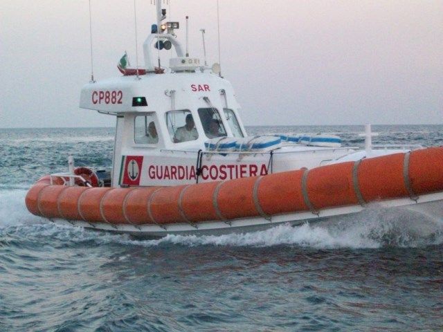 Intervento della Guardia costiera