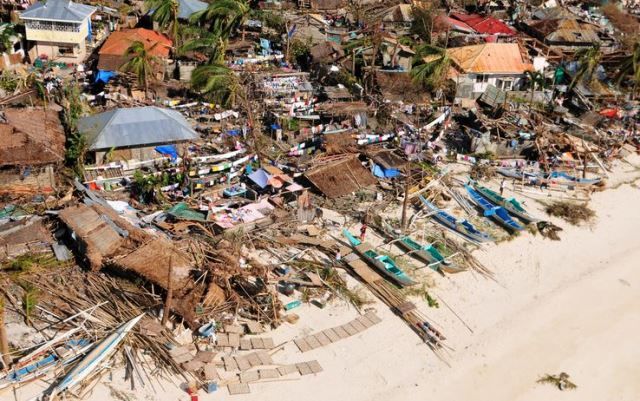 La devstazione delle Filippine