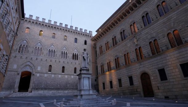 La banca Mps a Siena