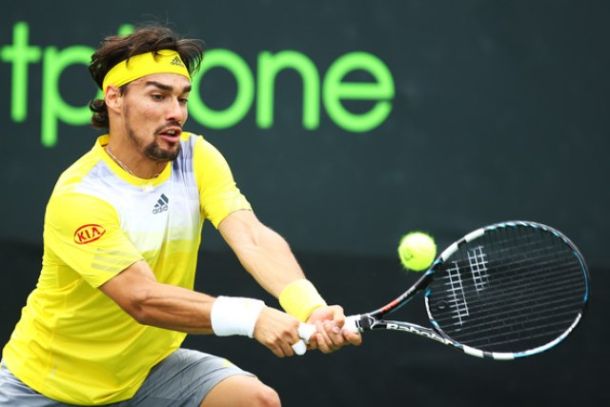 Il tennista azzurro Fabio Fognini