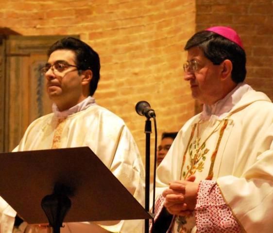 Il cardinal Betori ed il suo segretario don Paolo Brogi