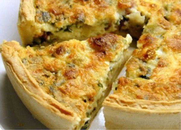 Quiche ai porri e formaggio caprino